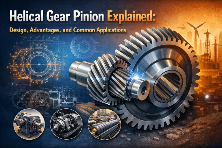 Helical Gear Pinion: Explained Design, Advantages, and Common Applications